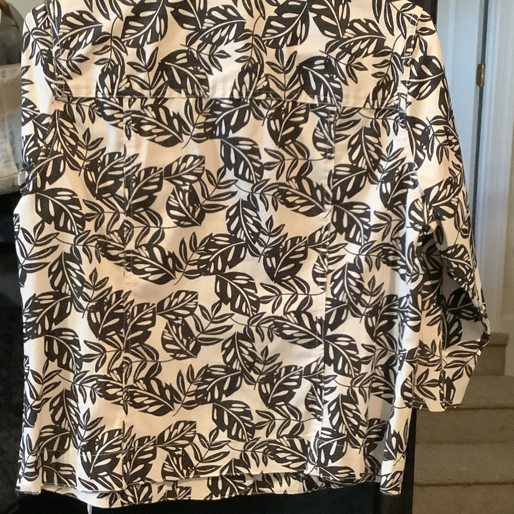 Napa Valley‎ Leaf Print Women's Jacket, button front - Picture 10 of 10